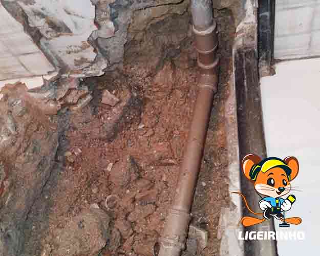 Caça vazamento definitivo conta alta